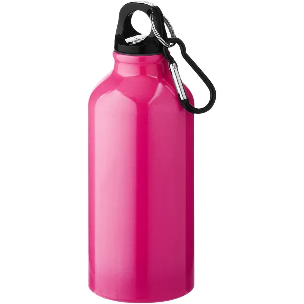 Oregon 400 ml sport bottle with carabiner Neon Pink