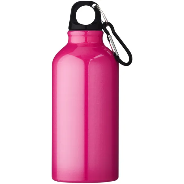 Oregon 400 ml sport bottle with carabiner Neon Pink