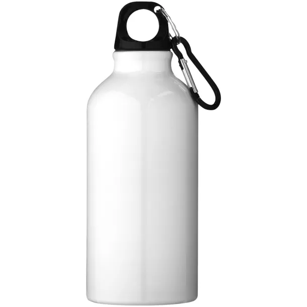 Oregon 400 ml sport bottle with carabiner - Unbranded White