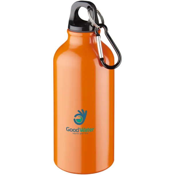 Oregon 400 ml sport bottle with carabiner Orange