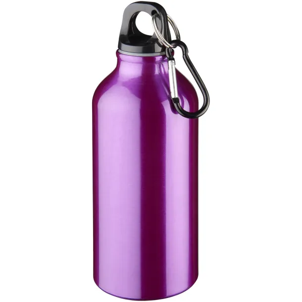 Oregon 400 ml sport bottle with carabiner Purple