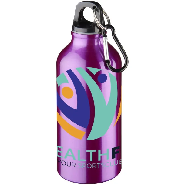 Oregon 400 ml sport bottle with carabiner Purple