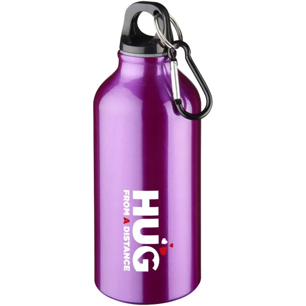 Oregon 400 ml sport bottle with carabiner Purple