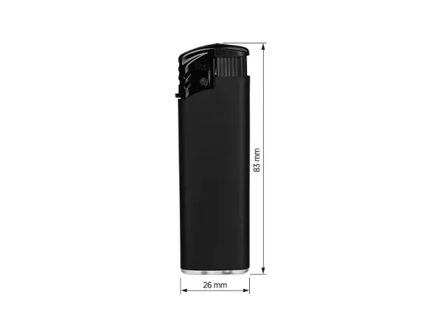 TURBO SOFT electronic plastic lighter - ITEK Black