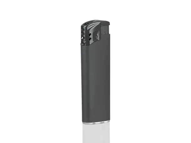 TURBO SOFT electronic plastic lighter - ITEK Dark gray