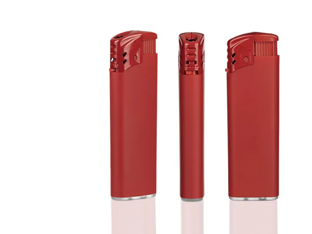 TURBO SOFT electronic plastic lighter - ITEK Red