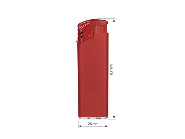 TURBO SOFT electronic plastic lighter - ITEK Red