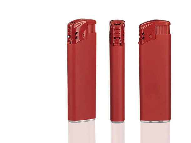 TURBO SOFT electronic plastic lighter - ITEK Red