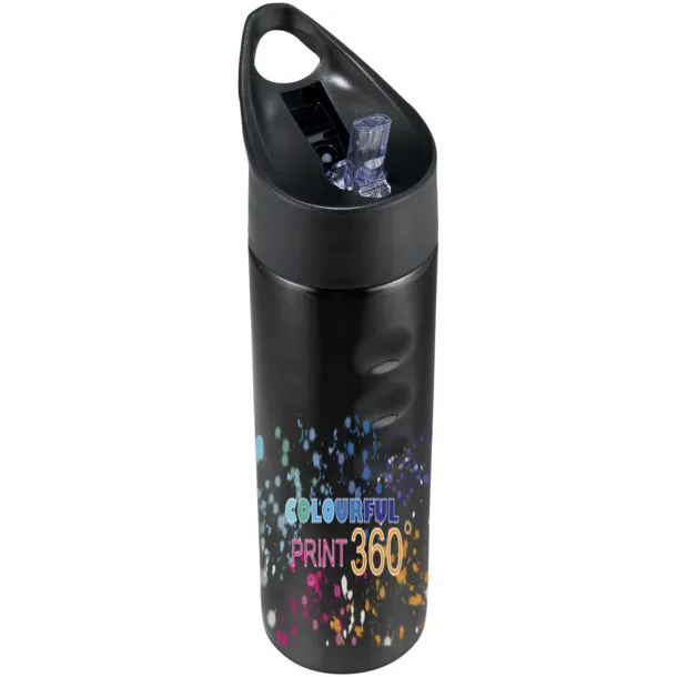 Trixie 750 ml stainless steel sport bottle Solid black