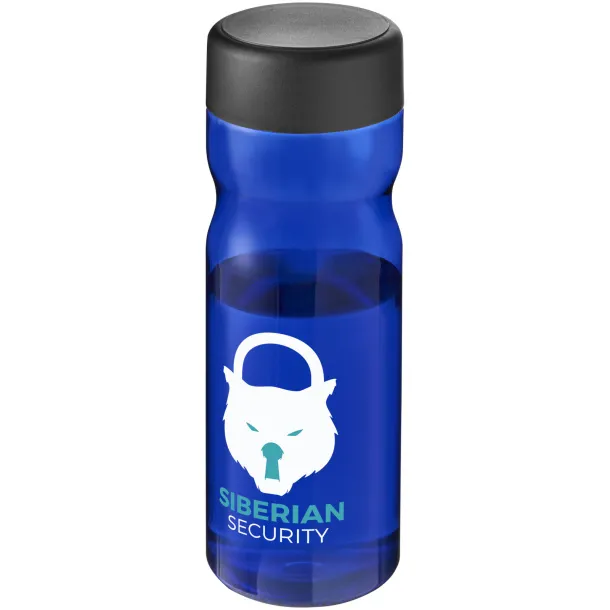 H2O Active® Base Tritan™ 650 ml screw cap sport bottle Blue Solid black