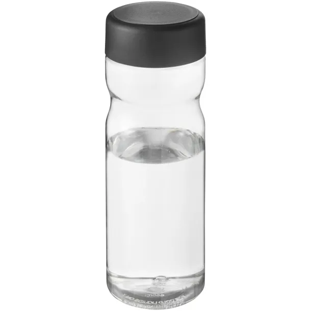 H2O Active® Base Tritan™ 650 ml screw cap sport bottle - Unbranded White Solid black