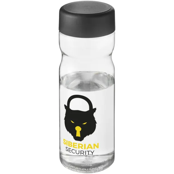 H2O Active® Base Tritan™ 650 ml screw cap sport bottle White Solid black