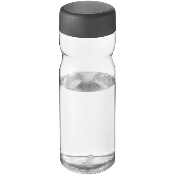 H2O Active® Base Tritan™ 650 ml screw cap sport bottle - Unbranded White Grey