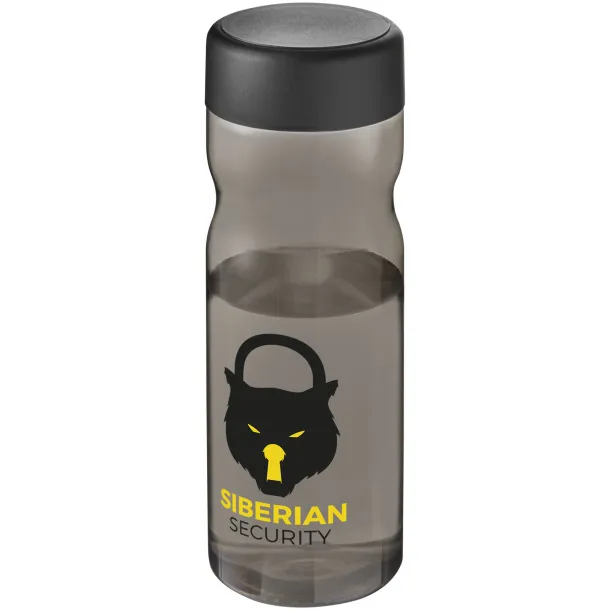 H2O Active® Base Tritan™ 650 ml screw cap sport bottle Charcoal Solid black