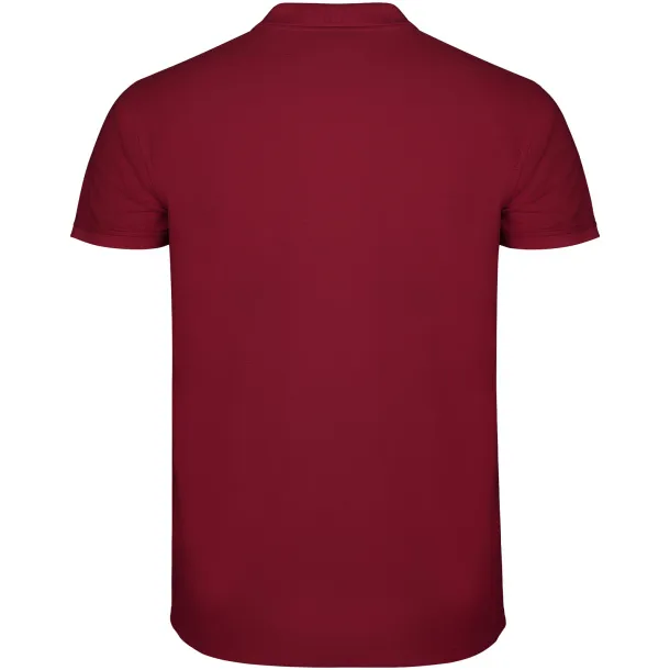 Star short sleeve men's polo - Roly Garnet