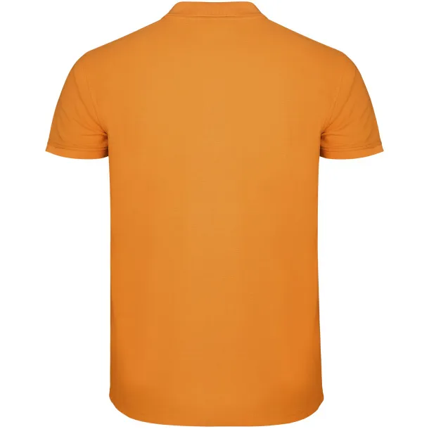 Star short sleeve men's polo - Roly Orange