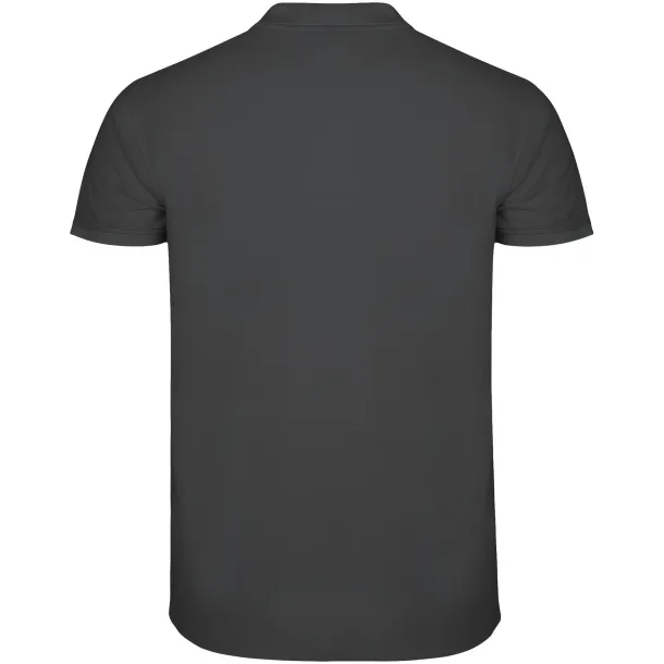 Star short sleeve men's polo - Roly Dark Lead