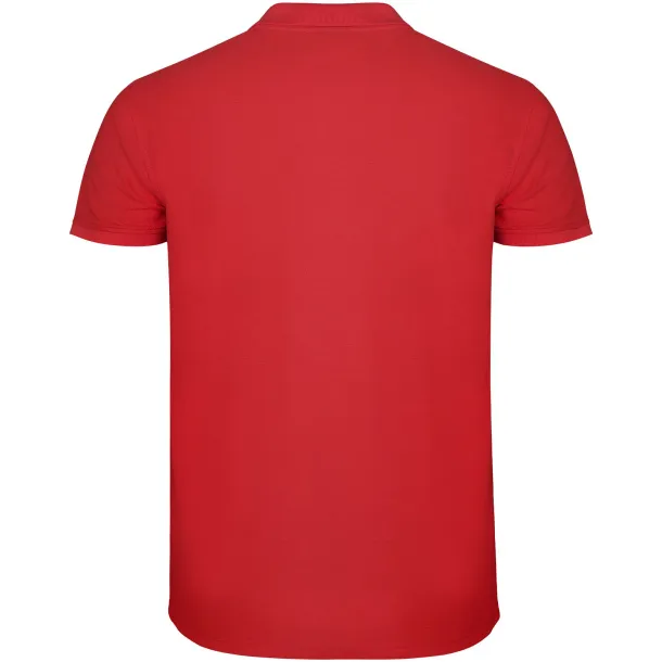 Star short sleeve men's polo - Roly Red