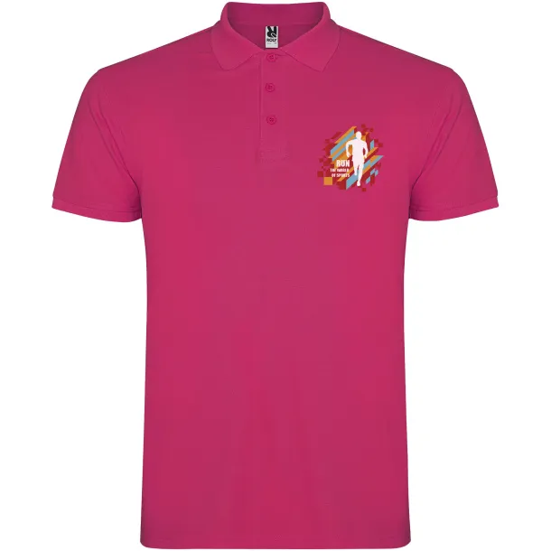 Star short sleeve men's polo - Roly Rossette