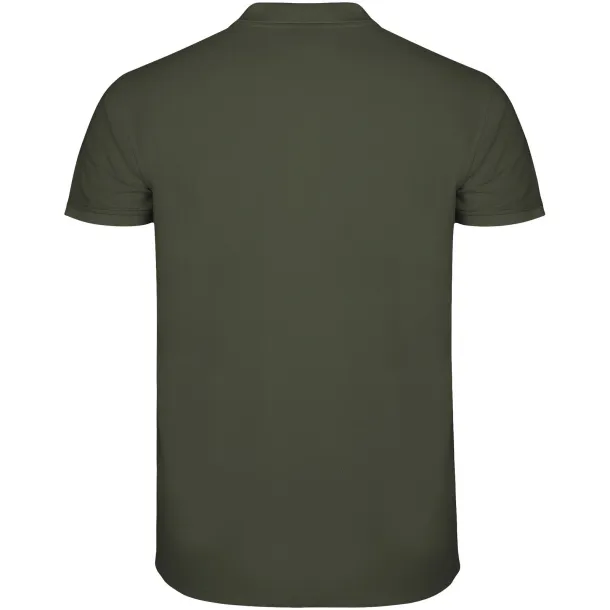 Star short sleeve men's polo - Roly Venture Green