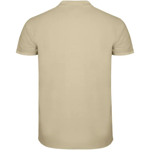 Star short sleeve men's polo - Roly Sand