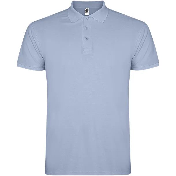 Star muška kratka polo majica, 200 g/m² - Roly Zen Blue