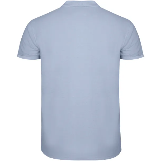 Star short sleeve men's polo - Roly Zen Blue