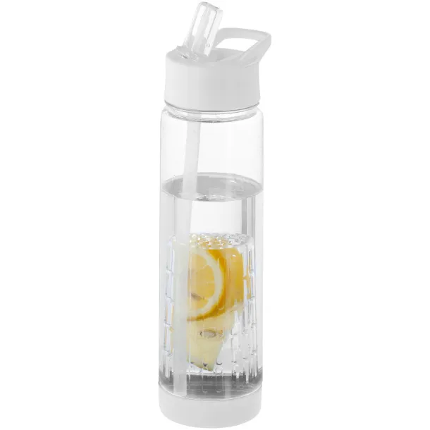 Tutti-frutti 740 ml Tritan™ infuser sport bottle - Unbranded White White