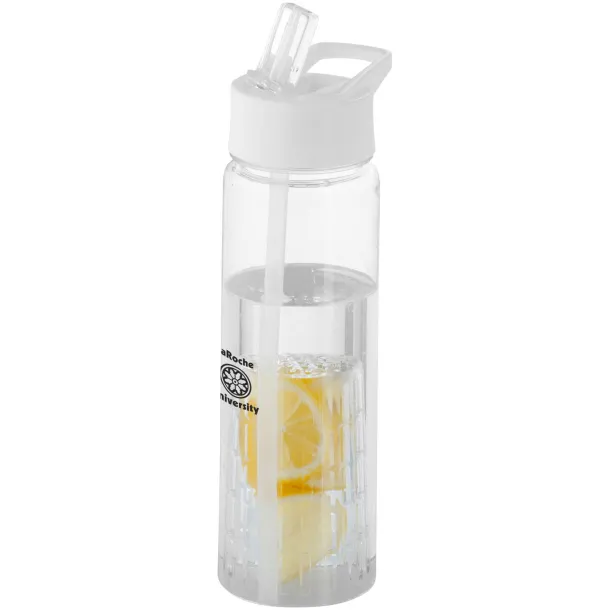 Tutti-frutti 740 ml Tritan™ infuser sport bottle - Unbranded White White