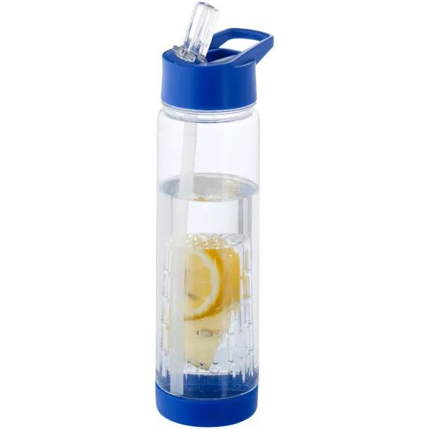 Tutti-frutti 740 ml Tritan™ infuser sport bottle - Unbranded White Blue