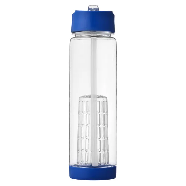 Tutti-frutti 740 ml Tritan™ infuser sport bottle - Unbranded White Blue