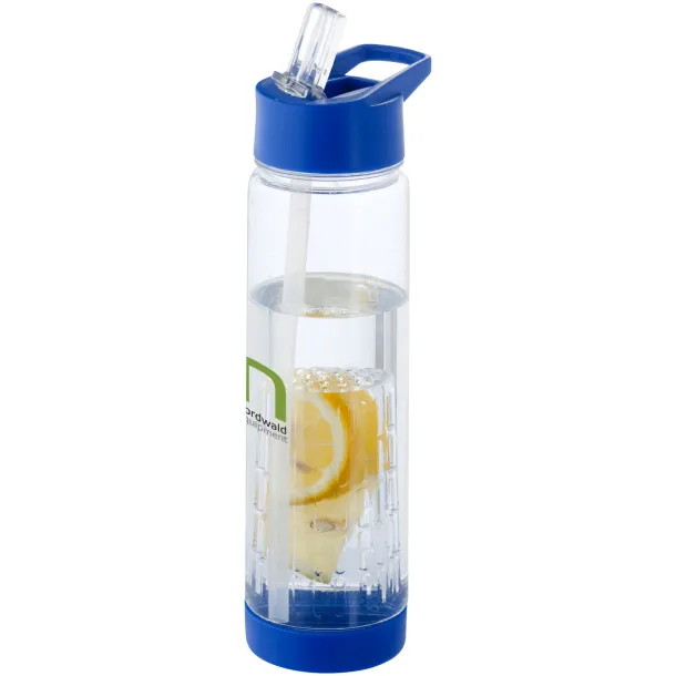 Tutti-frutti 740 ml Tritan™ infuser sport bottle - Unbranded White Blue