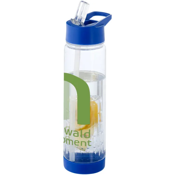 Tutti-frutti 740 ml Tritan™ infuser sport bottle - Unbranded White Blue