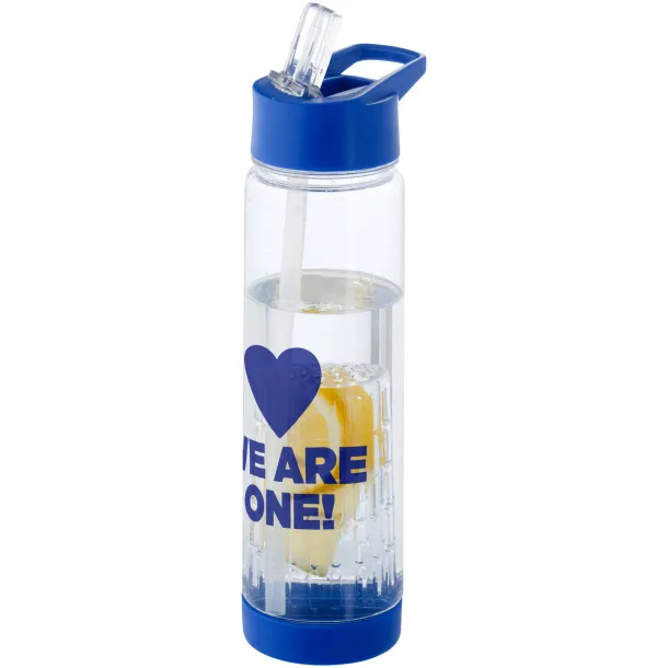 Tutti-frutti 740 ml Tritan™ infuser sport bottle - Unbranded White Blue