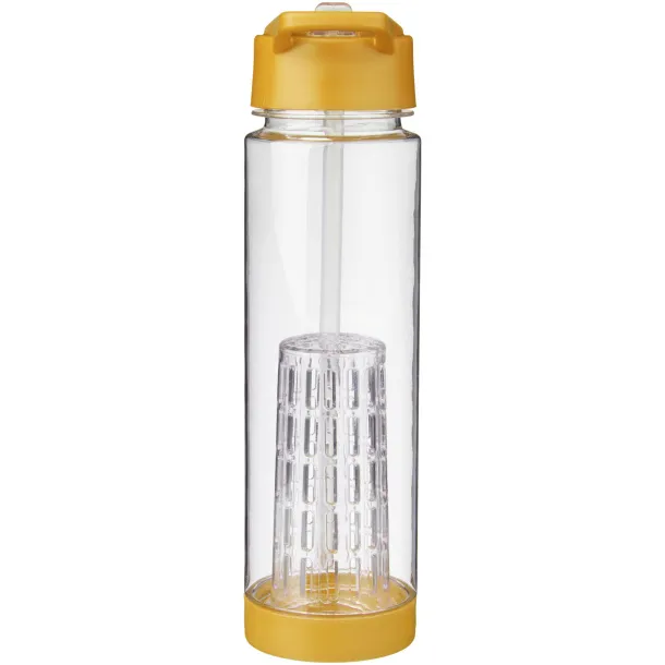 Tutti-frutti 740 ml Tritan™ infuser sport bottle - Unbranded White Yellow