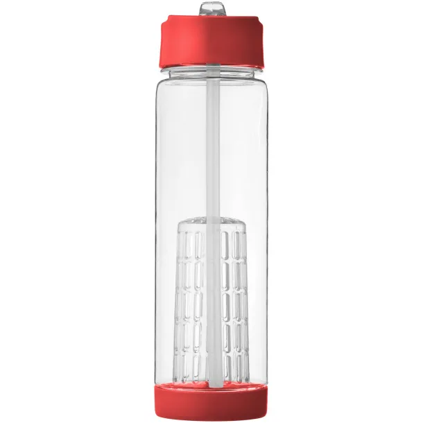 Tutti-frutti 740 ml Tritan™ infuser sport bottle - Unbranded White Red