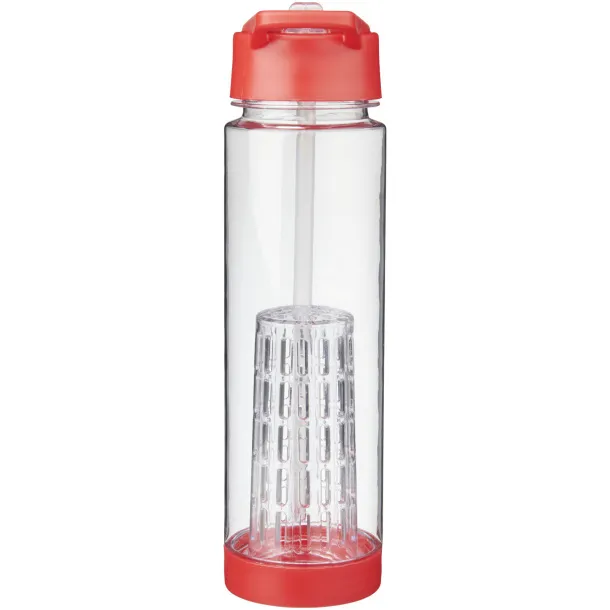 Tutti-frutti 740 ml Tritan™ infuser sport bottle - Unbranded White Red