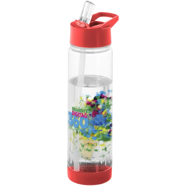 Tutti-frutti 740 ml Tritan™ infuser sport bottle - Unbranded White Red