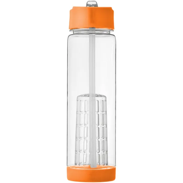 Tutti-frutti 740 ml Tritan™ infuser sport bottle - Unbranded White Orange