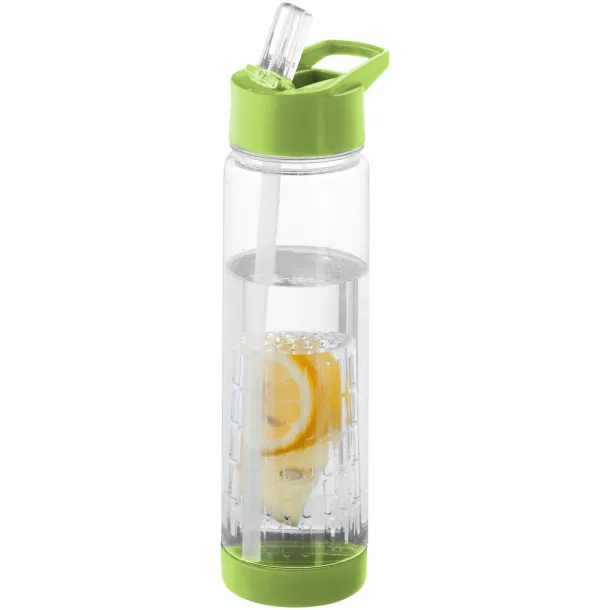 Tutti-frutti 740 ml Tritan™ infuser sport bottle - Unbranded White Lime