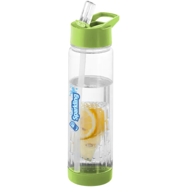 Tutti-frutti 740 ml Tritan™ infuser sport bottle - Unbranded White Lime