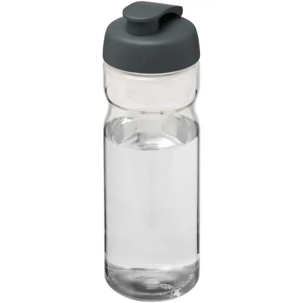 H2O Active® Base Tritan™ 650 ml flip lid sport bottle - Unbranded White Grey