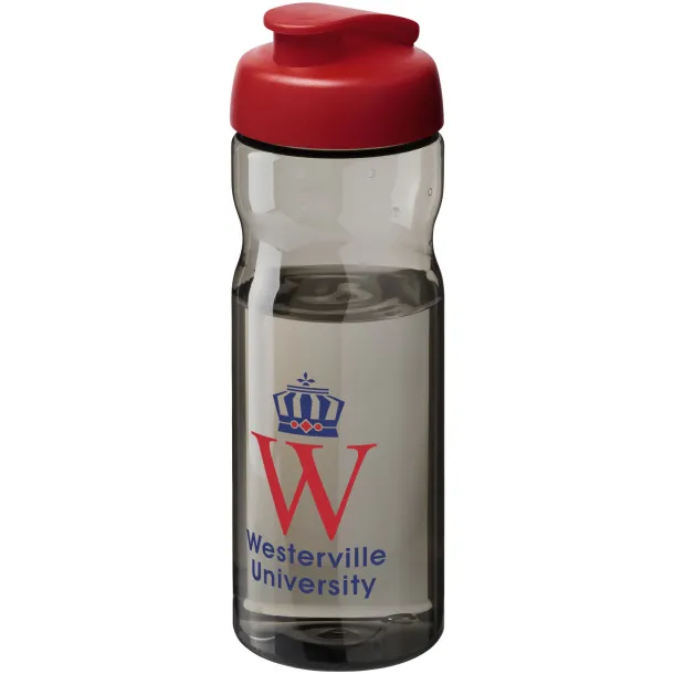 H2O Active® Base Tritan™ sportska boca s preklopnim poklopcem, 650 ml Ugljen Crvena