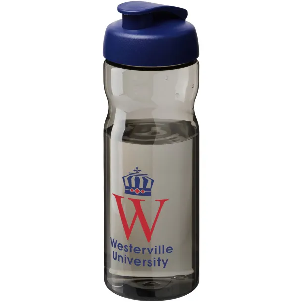 H2O Active® Base Tritan™ 650 ml flip lid sport bottle Charcoal Blue