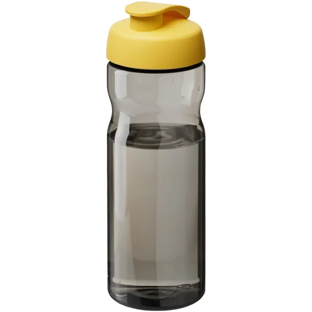 H2O Active® Base Tritan™ 650 ml flip lid sport bottle Charcoal Yellow