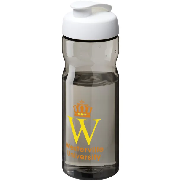 H2O Active® Base Tritan™ 650 ml flip lid sport bottle Charcoal White