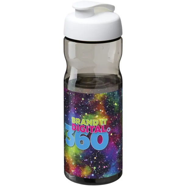 H2O Active® Base Tritan™ sportska boca s preklopnim poklopcem, 650 ml Ugljen Bijela