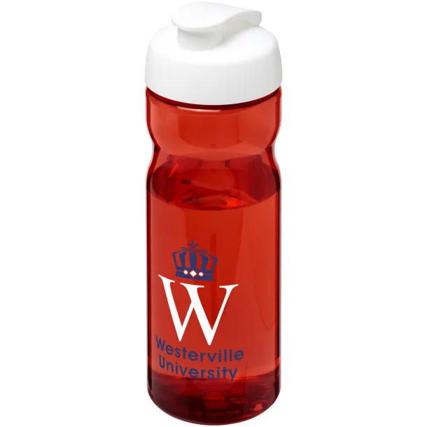 H2O Active® Base Tritan™ sportska boca s preklopnim poklopcem, 650 ml Crvena Bijela