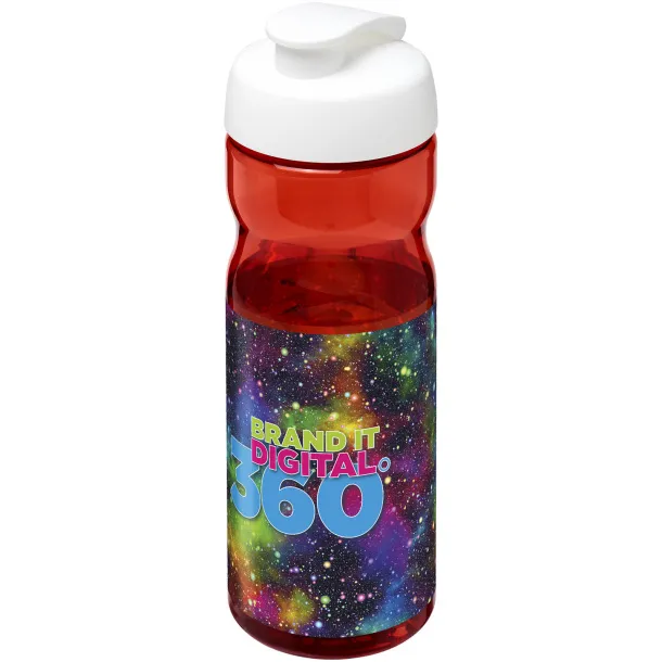 H2O Active® Base Tritan™ sportska boca s preklopnim poklopcem, 650 ml Crvena Bijela