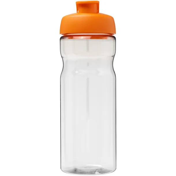 H2O Active® Base Tritan™ 650 ml flip lid sport bottle - Unbranded White Orange